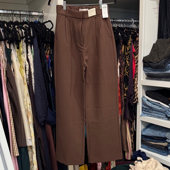 Abercrombie & Fitch Pants - Abercrombie & Fitch Brown Wide Leg Pants